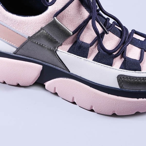Γυναικεία αθλητικά παπούτσια Lucy ροζ, 4 - Kalapod.gr